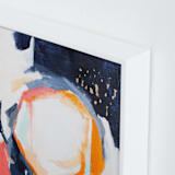 "Light in dark" - Art Print in gold fever orange by Jihye Back Kim - Frame Close-up