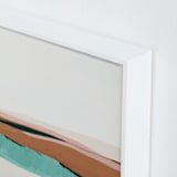 "California Seascape" - Art Print in Sandy peach by Caryn Owen - Frame Close-up
