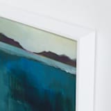 "Waterfall Crossing" - Art Print in Waterfall Blue by AlisonJerry - Frame Close-up
