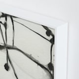 "Plant Cell 3" - Art Print in Black and White by Mary Gaspar - Frame Close-up