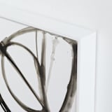 "Plant Cell 6" - Art Print in Charcoal by Mary Gaspar - Frame Close-up