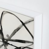 "Plant Cell 1" - Art Print in Black and White by Mary Gaspar - Frame Close-up