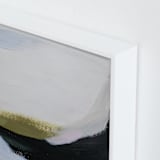 "Elemental layers" - Art Print in Olive by Melanie Severin - Frame Close-up