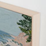 "low tide" - Art Print in Coral by Lottie Aldarwish - Frame Close-up