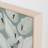 "Common Ground" - Art Print in River Mist by Haley Knighten - Frame Close-up