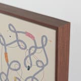"Threads" - Art Print in Original by Kimberly Young - Frame Close-up