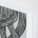 "Braid" - Art Print in Myth grey by Nina Leth - Frame Close-up