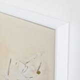 "Spring Abstract Diptych II" - Art Print in Cream by Caryn Owen - Frame Close-up