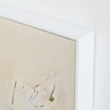"Spring Abstract Diptych II" - Art Print in Cream by Caryn Owen - Frame Close-up