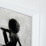 "noire étude" - Art Print in Noire by Marabou Design - Frame Close-up