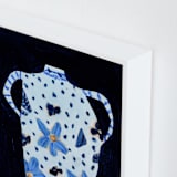 "Delft Blue" - Art Print in Powder Blue by Lottie Aldarwish - Frame Close-up