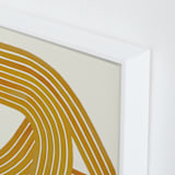 "Tangerine" - Art Print in Tangerine by Emily Kariniemi - Frame Close-up