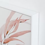 "Mogna02" - Art Print in Coral Pink by jinseikou - Frame Close-up