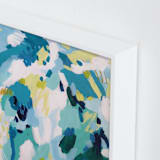 "Dash" - Art Print in Turquoise by Katie Craig - Frame Close-up