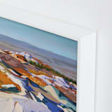 "On the Rocks II" - Art Print in Quartz by Jess Franks - Frame Close-up