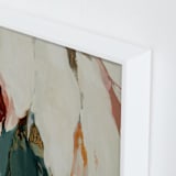 "Winter Thaw No. 1" - Art Print in Warm Grey by Wendy Keller - Frame Close-up