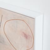 "When All Is Said & Done 2" - Art Print in Sandpaper by Keren Toledano - Frame Close-up