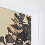 "Young Fig" - Art Print in Cream by Laura Condouris - Frame Close-up