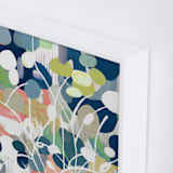 "Summer Rising" - Art Print in Slate Blue by Nancy Ramirez - Frame Close-up