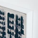 "Domino Effect" - Art Print in Deep Sea by Lorent and Leif - Frame Close-up