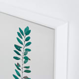 "Curry Tree" - Art Print in Ivory by jinseikou - Frame Close-up