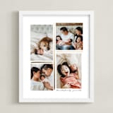 "4 Photo Collage" - Foil Framed Photo in Gold by Hooray Creative - Framed
