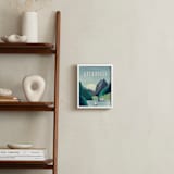 "Visit Arendelle" - Art Print in Glacier by Erica Krystek - In a Room