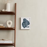 "She Was Home" - Art Print in Navy by Naava Katz - In a Room