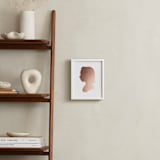 "Custom Silhouette Foil Art" - Custom Foil Print in Rose Gold by Minted - In a Room