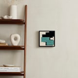 "Layered Remnants 1" - Art Print in Glacier Lake by Debra Pruskowski - In a Room