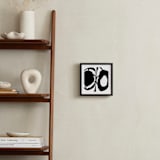 "Exhale" - Art Print in black by Lisa McLean - In a Room