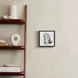 "Bunny1" - Art Print in Cottontail by Lulaloo - In a Room