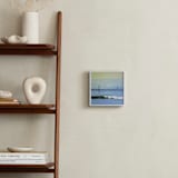 "PaddleBoarders, Malibu 2011" - Art Print in cerulean by Annie Seaton - In a Room