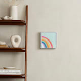 "Ventura Rainbow l" - Art Print in Rainbow Mint by AlisonJerry - In a Room