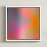 "Astral" - Art Print in Muted Purple by Parima Studio - Framed Canvas