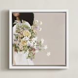 "festooned" - Art Print in Lilac by Marabou Design - Framed Canvas