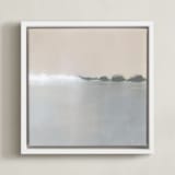 "Spring Melt" - Art Print in Morning Sun by Sadie Holden - Framed Canvas