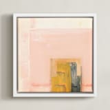 "Lulu" - Art Print in Light Pink by Mande Calhoun - Framed Canvas