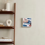 "Yin & Yang II" - Art Print in Indigo + Orange by Mary Gaspar - In a Room