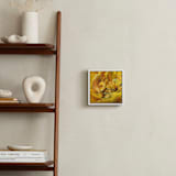 "Spring Dance" - Art Print in Sunshine by Mandy Trimble Leonard - In a Room
