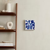 "Bird flight" - Art Print in Matisse Blue by Oana Prints - In a Room
