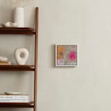 "Sherbet Garden" - Art Print in Sherbet Orange by Nicole Simms - In a Room