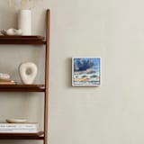 "Rolling Through" - Art Print in Sky Blue by Kelly Johnston - In a Room