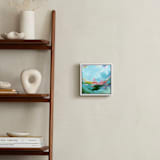"swell" - Art Print in ocean blue by sue prue - In a Room