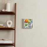 "Garden Party II" - Art Print in Orange by Jenny Westenhofer - In a Room