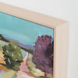 "Cranberry Trail 1" - Art Print in Cranberry Yellow by AlisonJerry - Frame Close-up