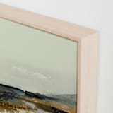 "Pierce" - Art Print in Muted Green by Mande Calhoun - Frame Close-up
