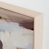 "Salt Air 1" - Art Print in Brown & Ivory by Arohika Verma - Frame Close-up