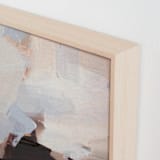 "Salt Air 4" - Art Print in Brown & Ivory by Arohika Verma - Frame Close-up
