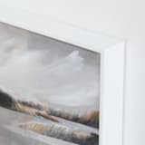 "Misty Beaches ll" - Art Print in Misty grey by AlisonJerry - Frame Close-up